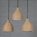 Vintage hemp rope pendant light industrial loft