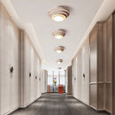 Decorative ceiling light in natural marble