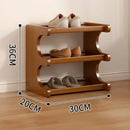 simple and space-saving indoor shoe rack