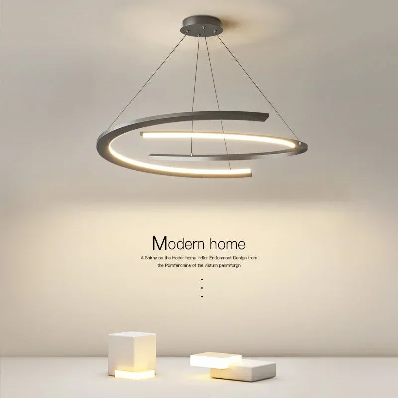 Modern LED chandelier for bright interior decoration