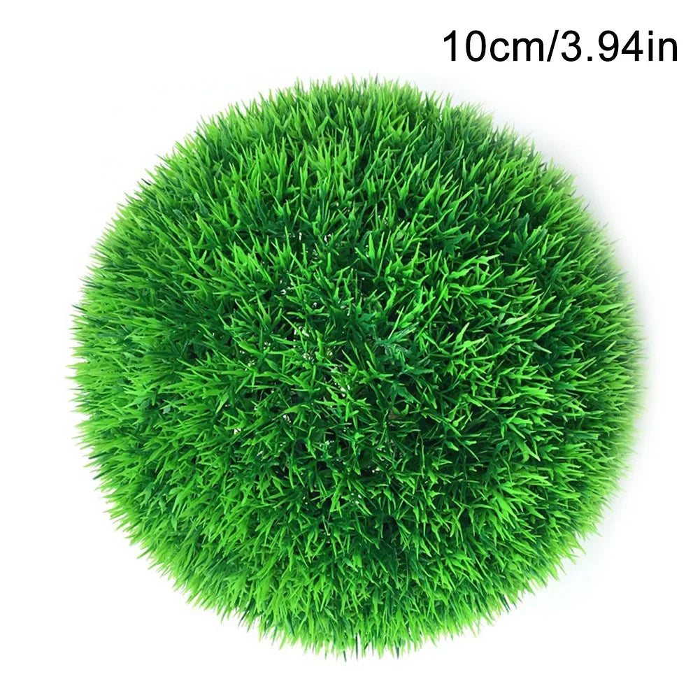 Artificial grass balls for party and event decoration - vue 18 sur 18
