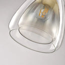 Nordic moon jelly LED pendant light with double glass cover
