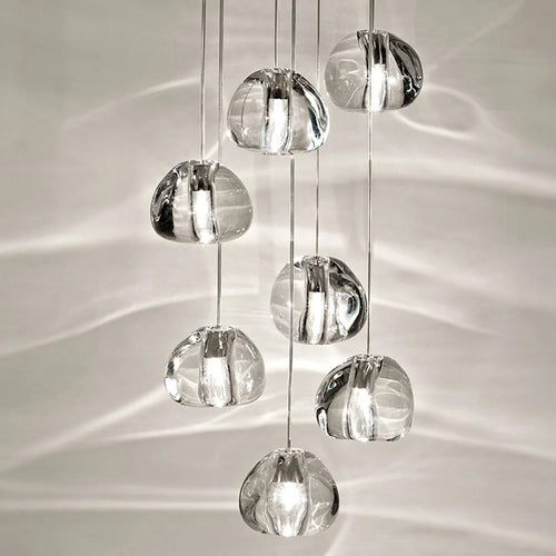 Modern crystal pendant light for stylish illumination