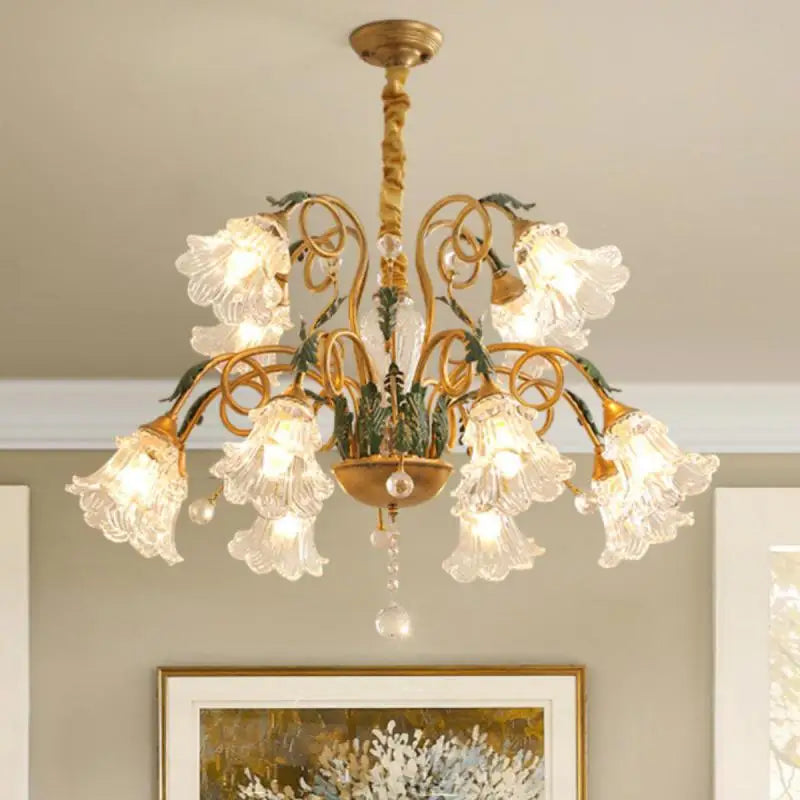 Modern crystal chandelier for refined lighting