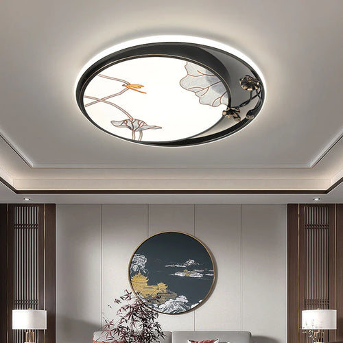 Multicolour enamel LED ceiling light for modern interiors - vue 3 sur 16