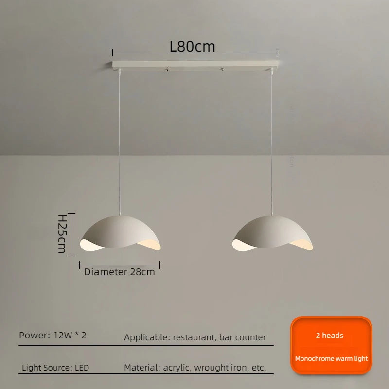 Nordic designer chandelier minimalist creative modern lamp - vue 9 sur 10