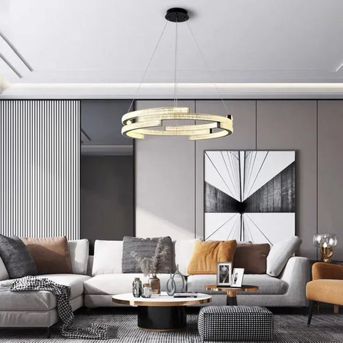Modern LED pendant light for elegant interior decor - vue 2 sur 16