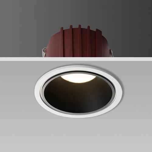 Anti-glare recessed aluminium LED spotlight for home - vue 4 sur 6