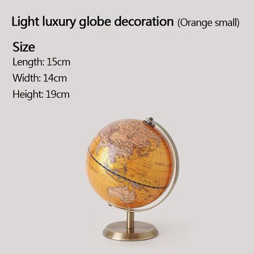 creative alloy globe light luxury for home decoration - vue 5 sur 6
