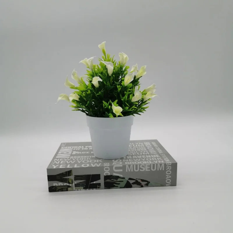 Artificial bonsai flower in pot for indoor and outdoor decoration - vue 12 sur 13