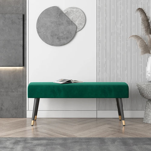 soft shoe bench for entrance hall and living room - vue 2 sur 18