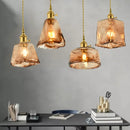 Nordic retro glass chandelier for café and restaurant