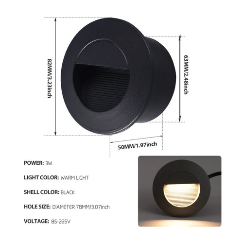Integrated waterproof LED stair footlight, concealed for outdoor use - vue 11 sur 18