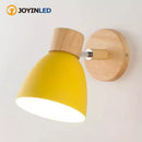 Modern wooden wall light for nordic decorative lighting