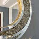 Nordic luxury round decorative mirrors for home decor