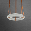 Luxury circular marble LED pendant chandelier