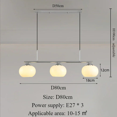 Simple nordic style modern pendant light indoor decoration