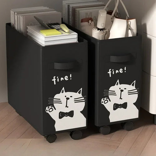 stationery organizer with wheels for office and school - vue 4 sur 9