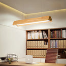 Simple nordic wood office chandelier for shops