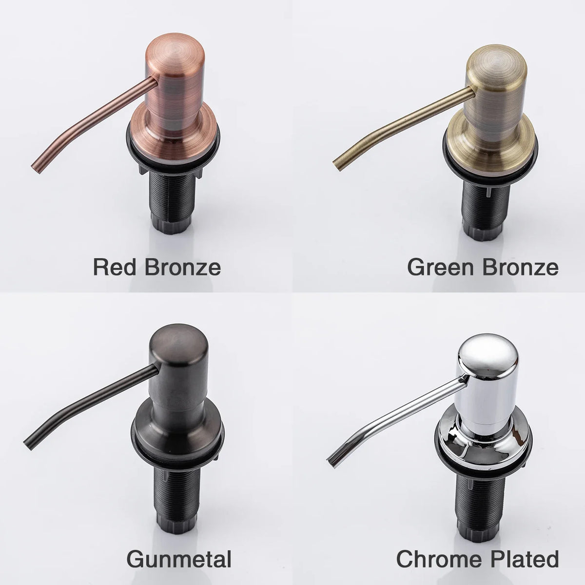built-in stainless steel soap dispenser for kitchen - vue 4 sur 14