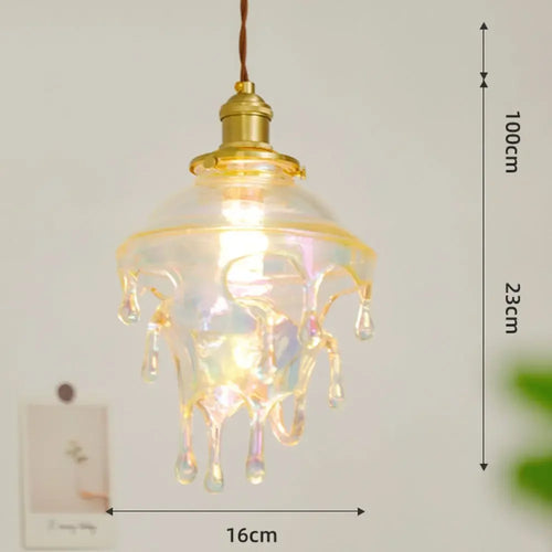 Creative candle droplet lamp retro design for artistic decoration - vue 9 sur 10