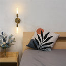 Modern minimalist glass wall light 2 heads