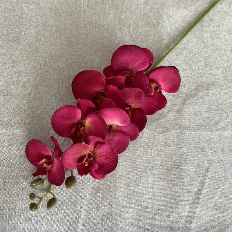 Velvet artificial flower arrangement for elegant decor