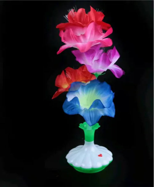 Nordic crystal LED cherry blossom table lamp night light - vue 19 sur 19