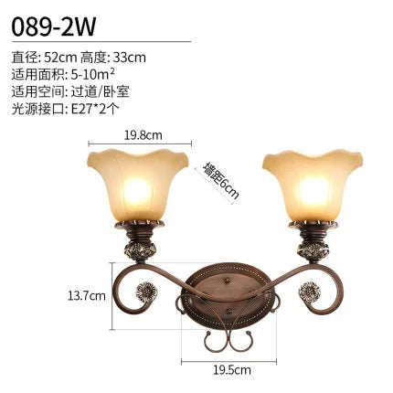Nordic vintage-style chandelier for elegant indoor lighting - vue 13 sur 13