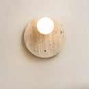 Japanese wabi sabi yellow marble wall light