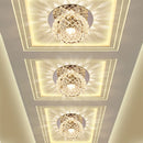 Modern crystal LED ceiling light for stylish interiors