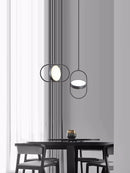 Post-modern magic eye creative rotating chandelier
