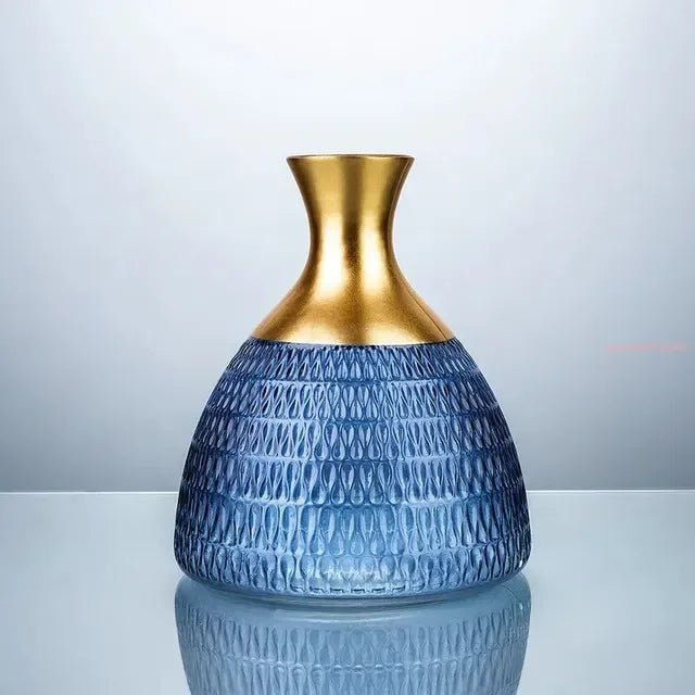 decorative glass vase for modern floral arrangements