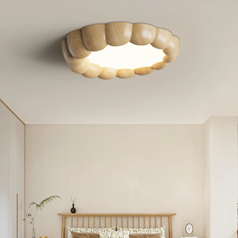 Simple modern creative bubble style ceiling light with eye protection, warm glow - vue 5 sur 18