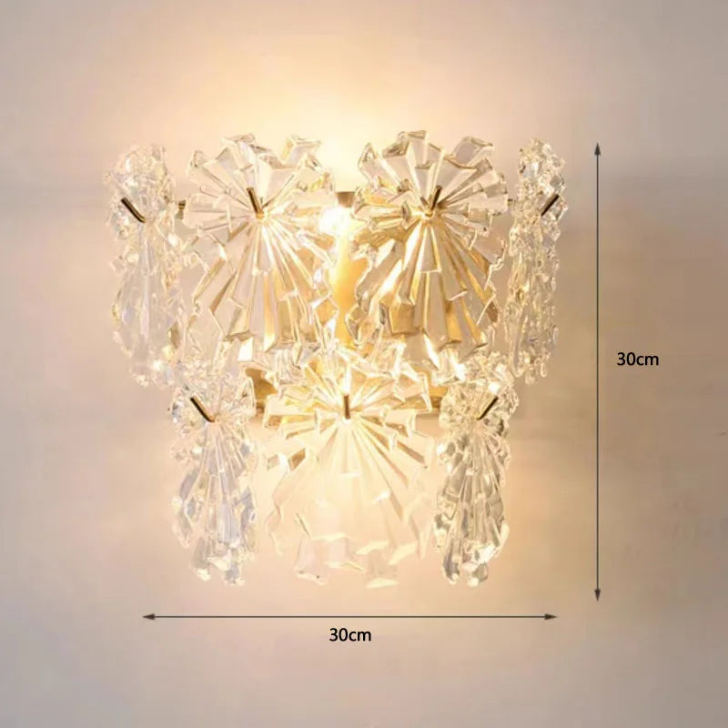 Design glass wall light for modern interior decoration - vue 12 sur 12