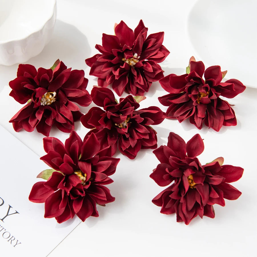Set of 20 silk wall flowers for varied decoration - vue 15 sur 15