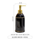 ceramic soap dispenser for shower gel and disinfectant