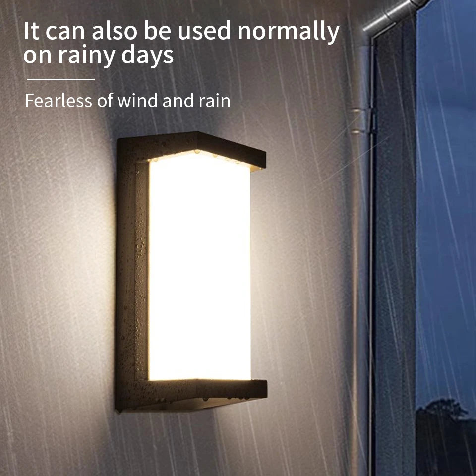 Outdoor LED wall light with automatic motion sensor - vue 5 sur 20