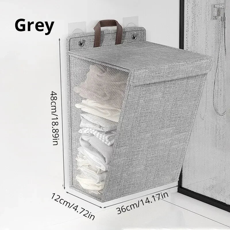 Multifunctional foldable laundry basket for storage and sorting