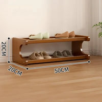 simple and space-saving indoor shoe rack