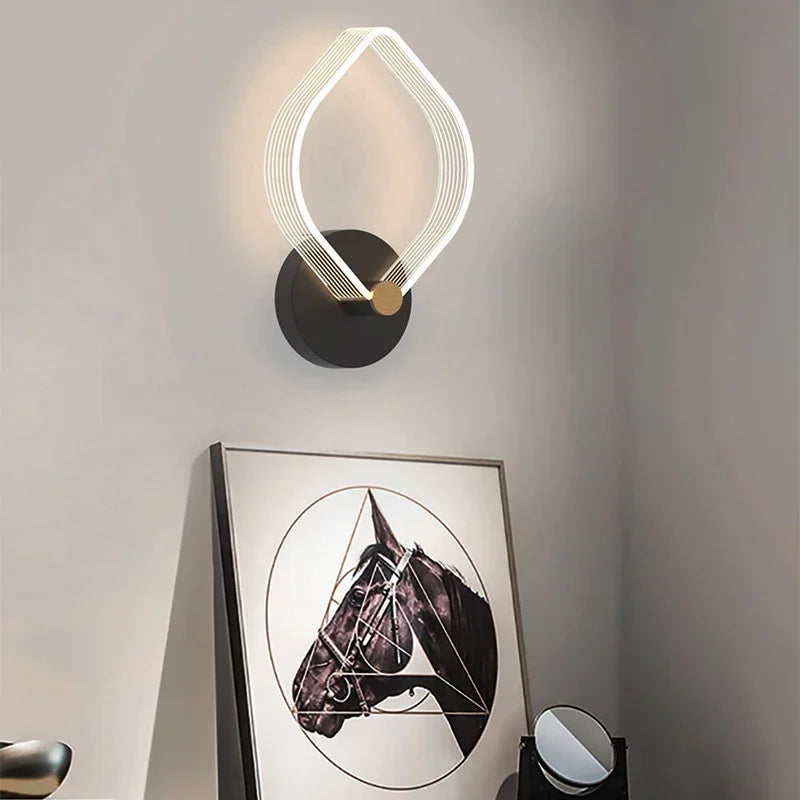 Modern nordic style decorative LED wall light