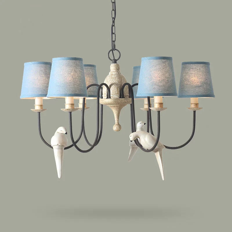 Nordic vintage bird design pendant light for restaurant or café