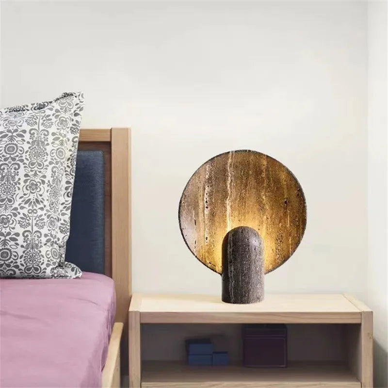 Creative marble desk lamp for modern decor