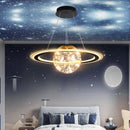 Creative earth moon football pendant light original design