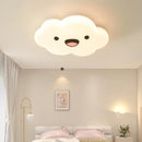 Modern smiley face ceiling light for indoor lighting