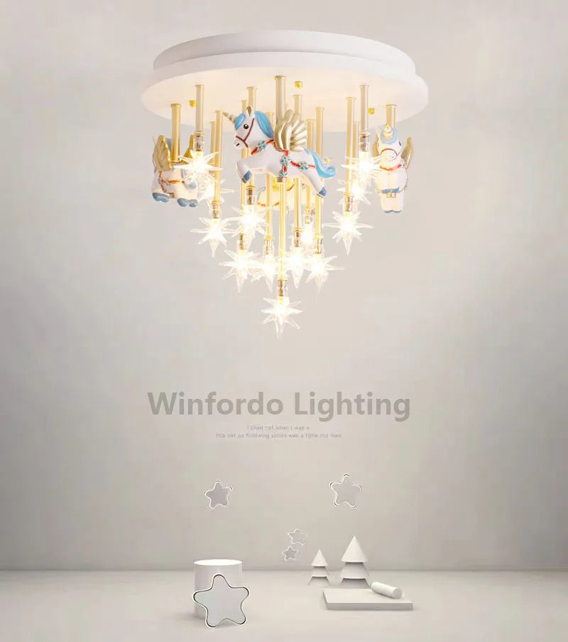 fun children's bedroom pendant light