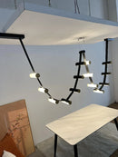 Nordic leather designer chandelier for decorative pendant lighting