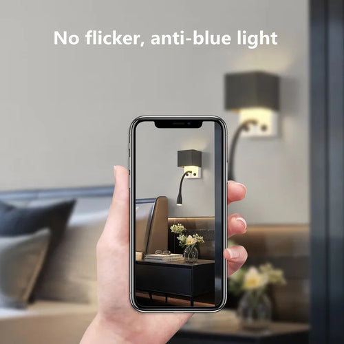 Eye protection reading wall light hotel decoration - vue 4 sur 8