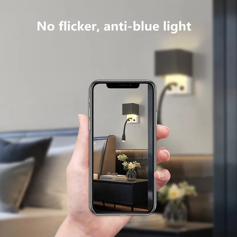 Eye protection reading wall light hotel decoration - vue 3 sur 8