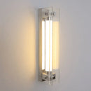 Modern aluminium and glass artistic design wall light